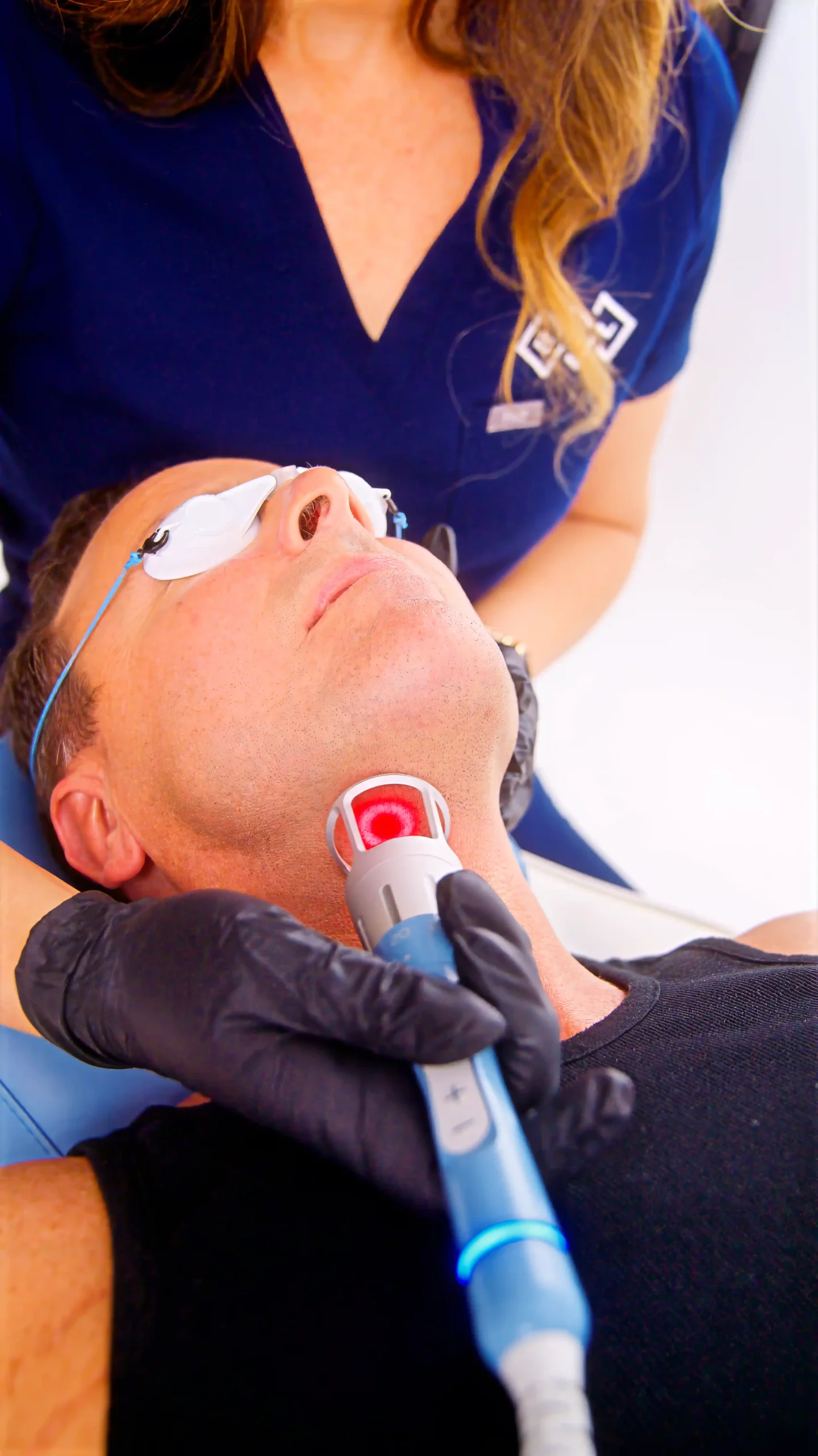 Woman getting Emvital treatment