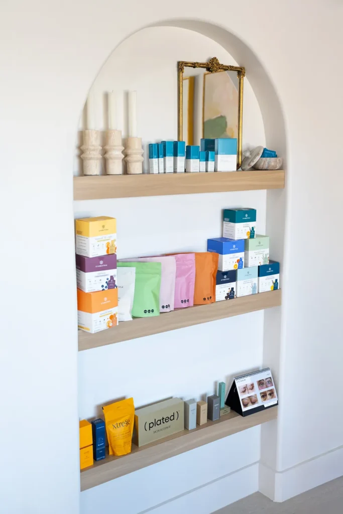 Plated skin products